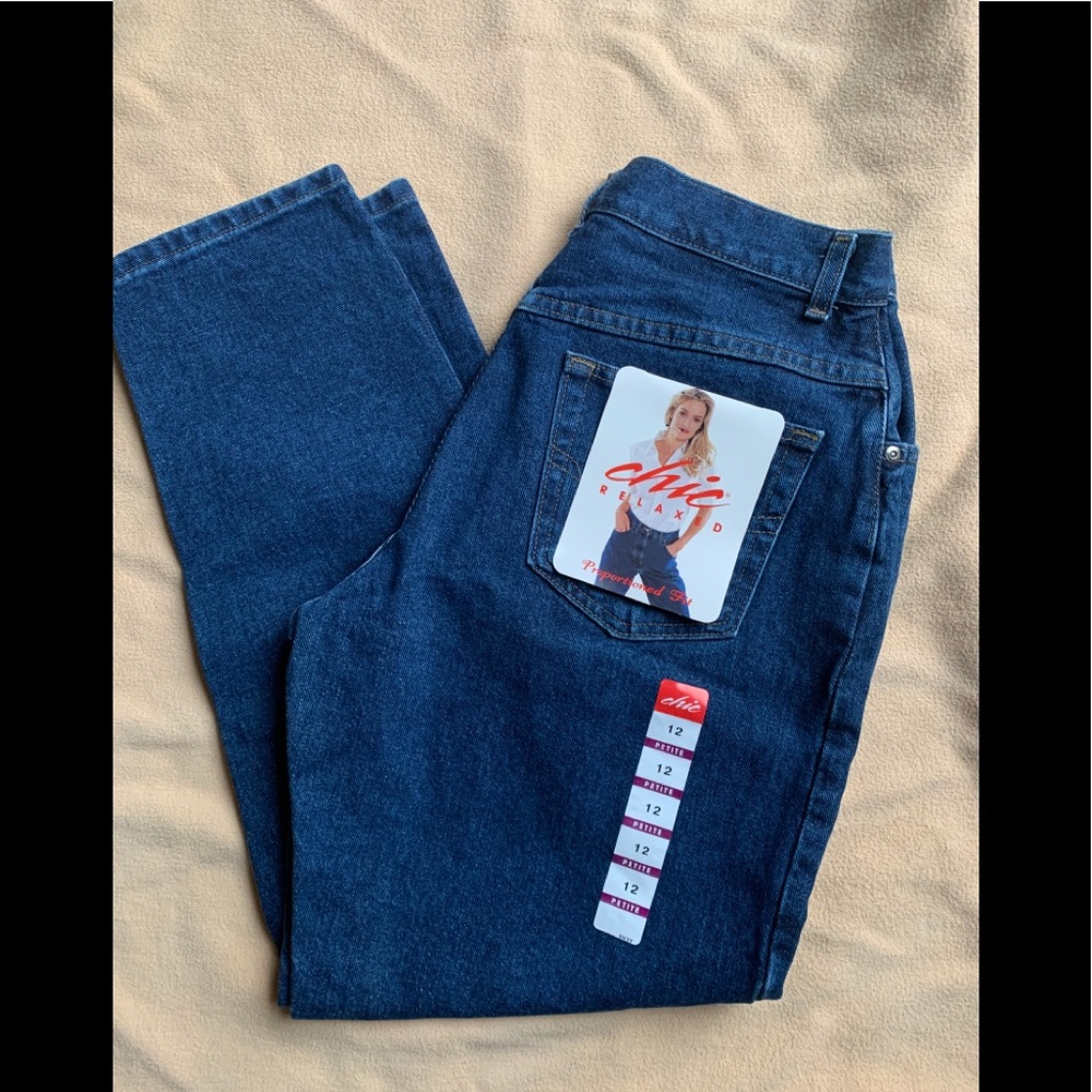 Vintage Chic jeans, size 12 petite, NWT